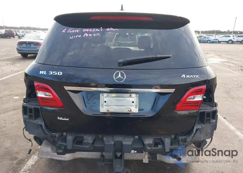 2015 Mercedes-Benz Ml 350 4Matic from USA, damaged, VIN 4JGDA5HB8FA581201